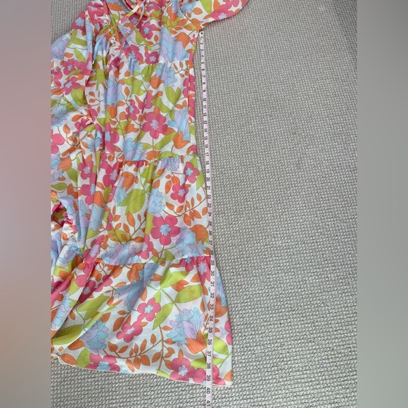 J. Marie Women’s XS Ava Mae Multicolor Floral Long Sleeve Maxi Dress - Picture 6 of 10